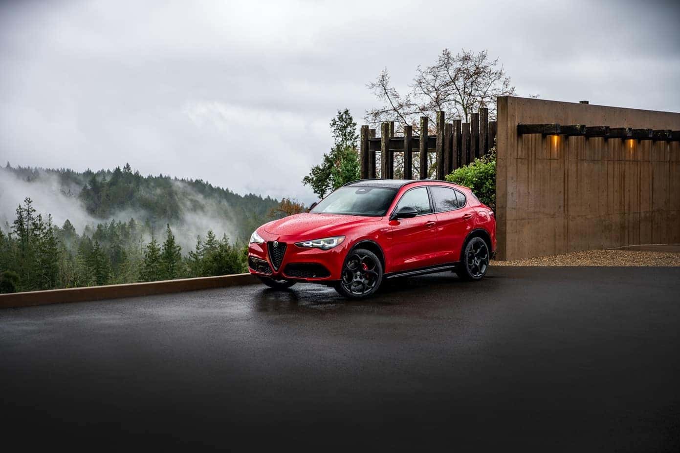 Red Alfa Romeo Stevio