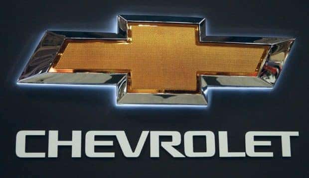 illuminated chevrolet logo