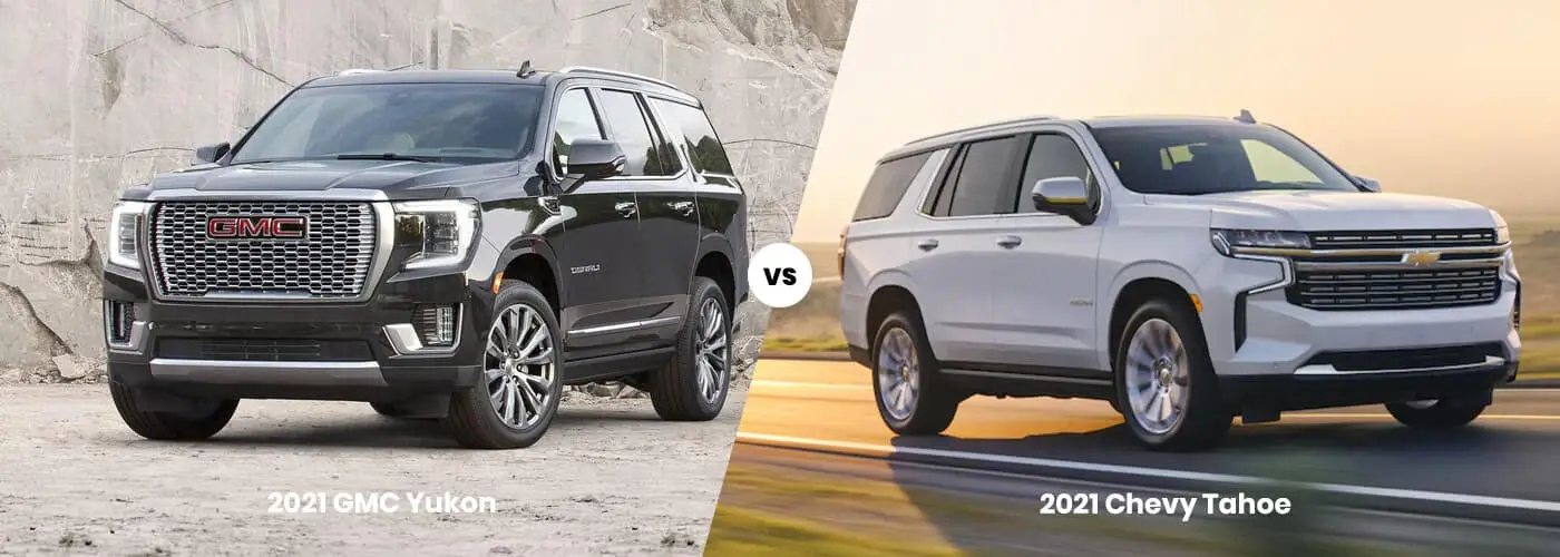 2021 GMC Yukon vs. 2021 Chevrolet Tahoe | Comanche | Bayer Motor Company