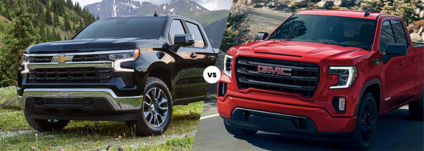2022 Chevrolet Silverado 1500 Limited vs. 2022 GMC Sierra 1500 Limited