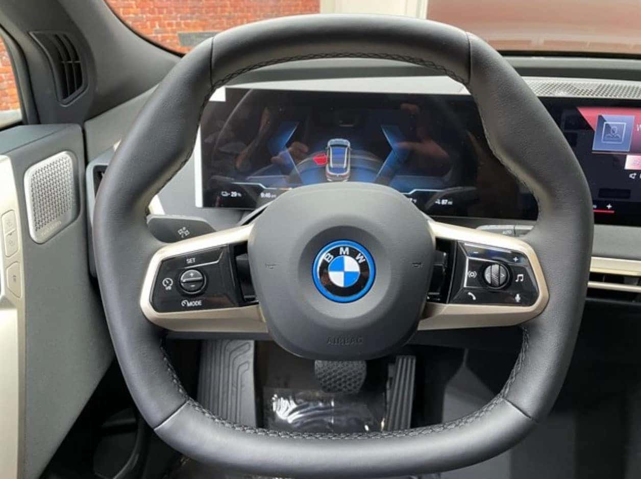 2023 iX xDrive50 BMW steering wheel