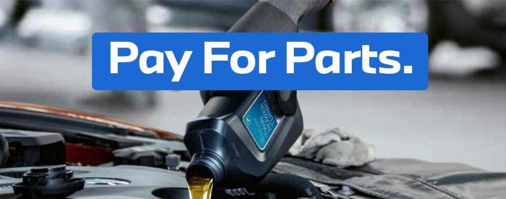 BMW pay for car parts
