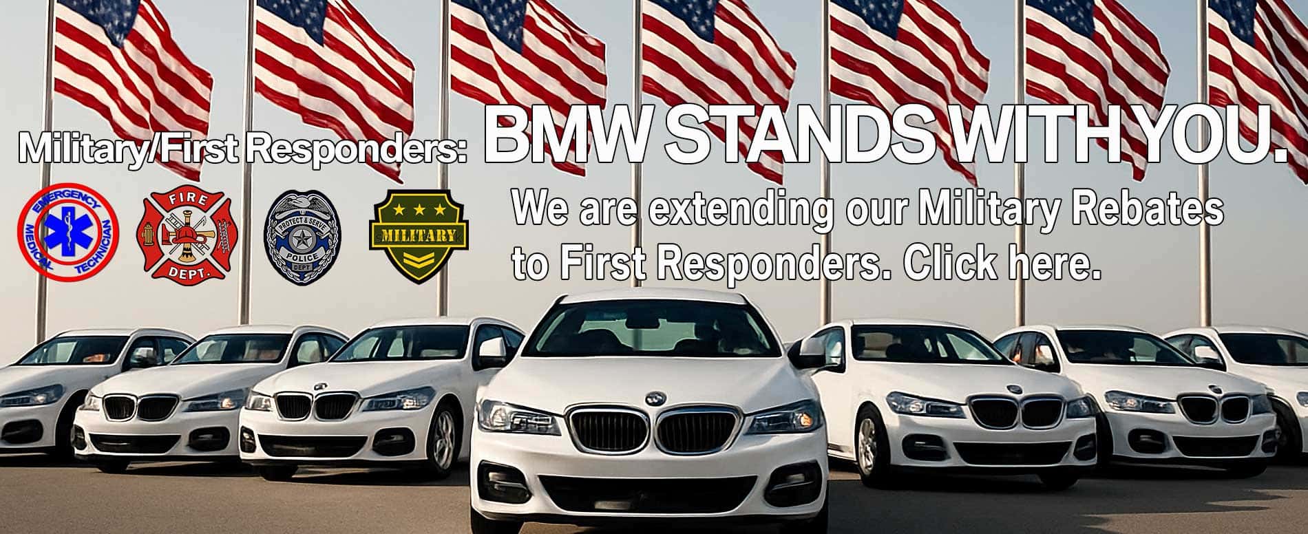 Military and First Responders Rebate on all new BMW models near me