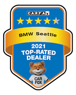 BMW Seattle 2021 Top-Rated Dealer by CarFax