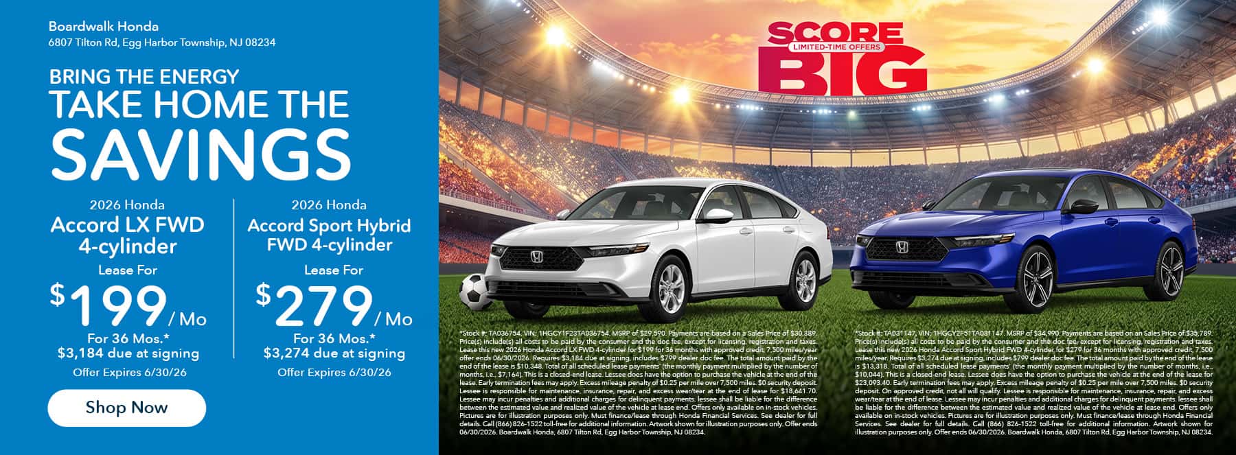 Accord offers