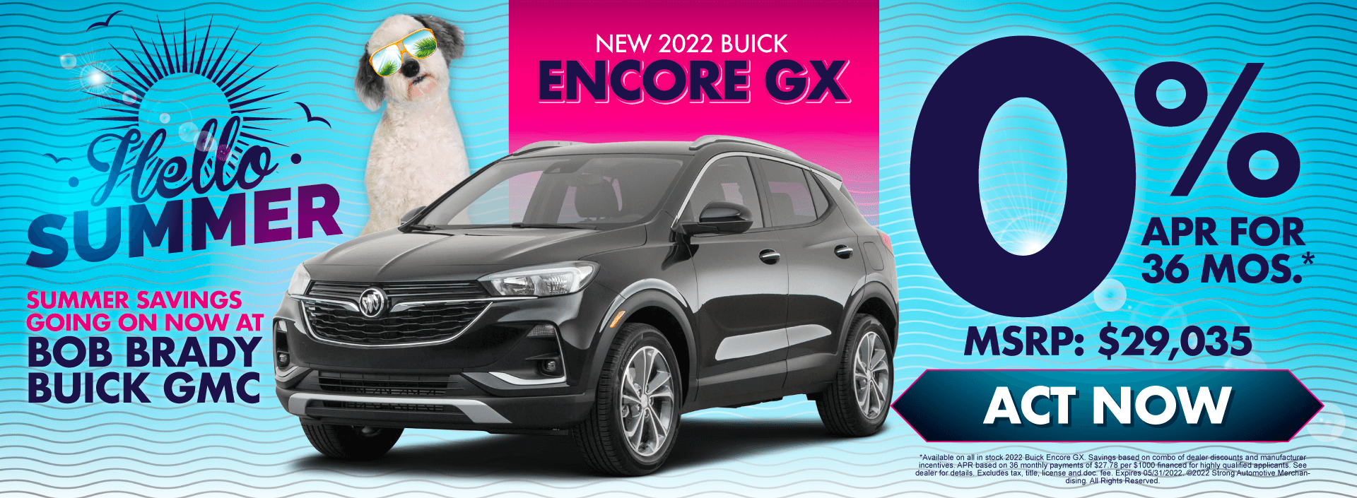 New 2022 Buick Encore GX 0% APR for 36 months* | ACT NOW