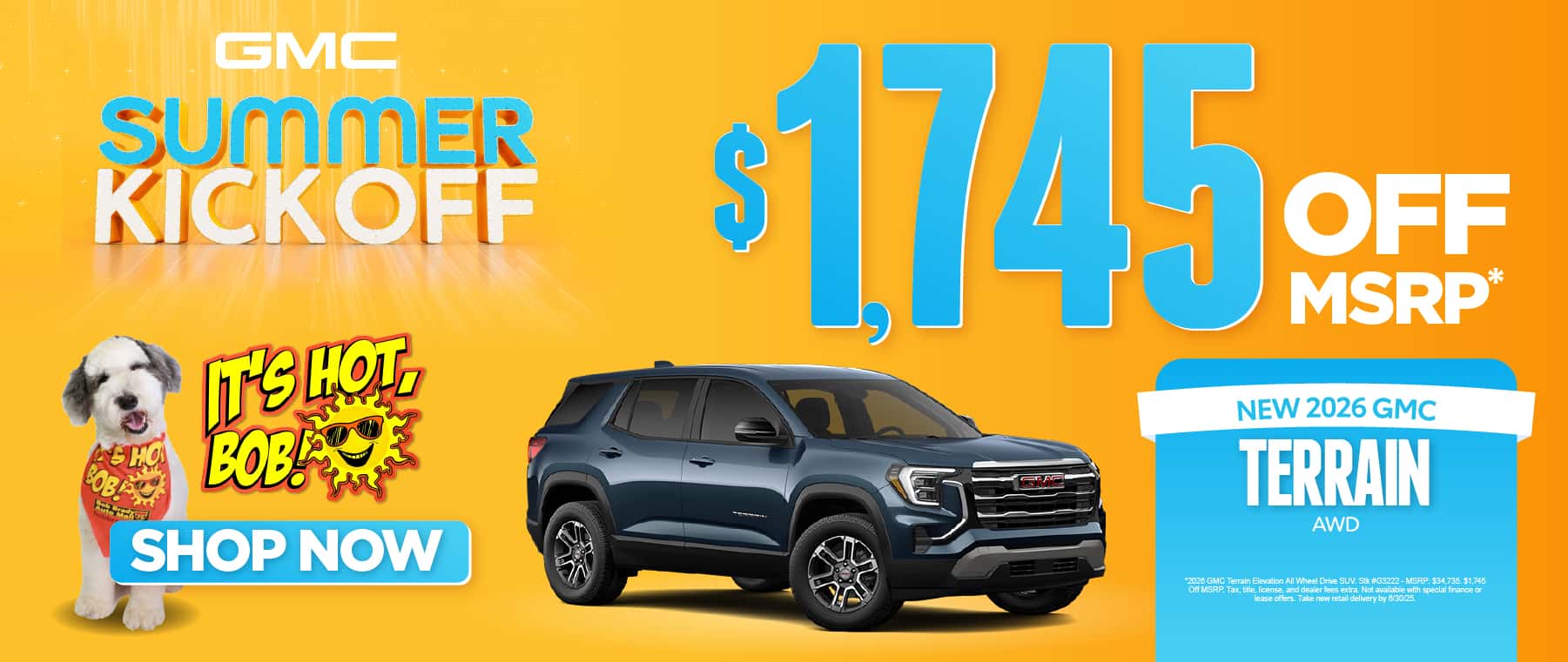 NEW 2026 GMC TERRAIN AWD $1,745 OFF MSRP*