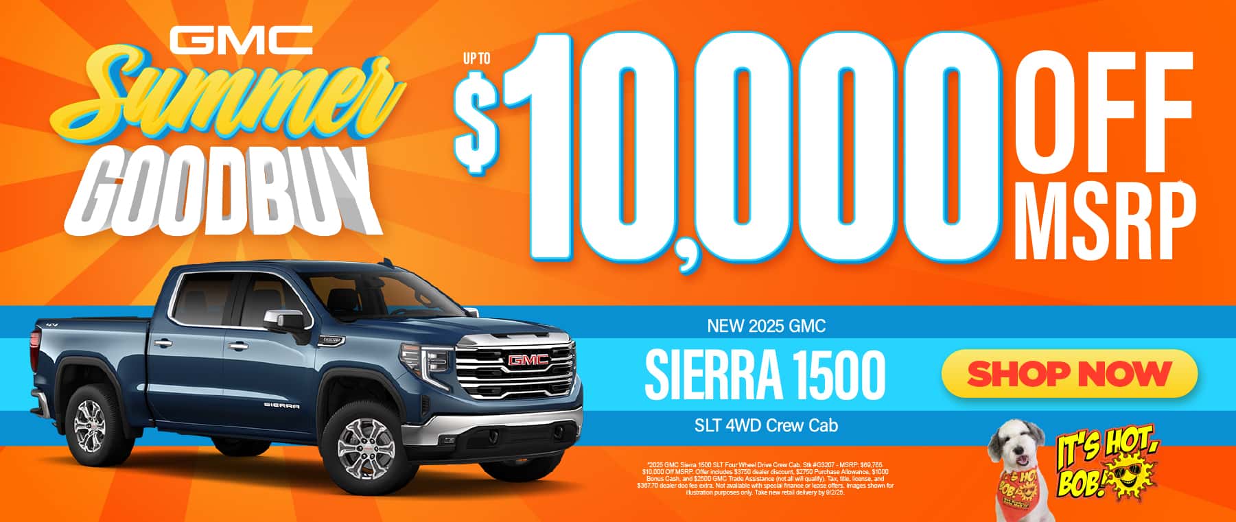 NEW 2025 GMC SIERRA 1500 SLT 4WD Crew Cab UP TO $10k OFF MSRP*