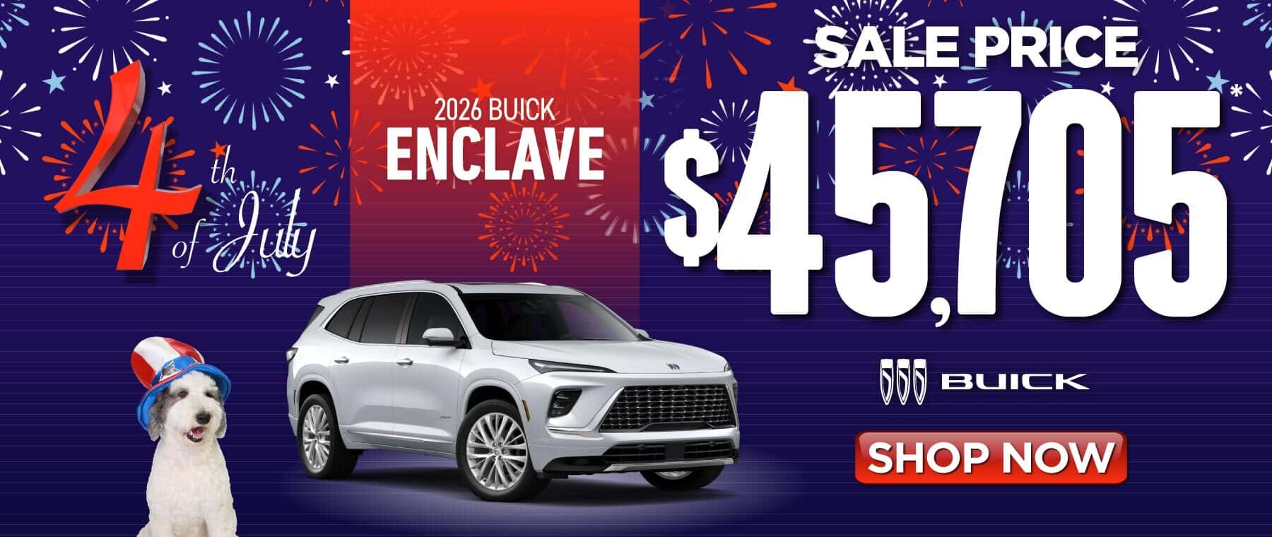 2026 Buick Enclave Sale price $45,705*