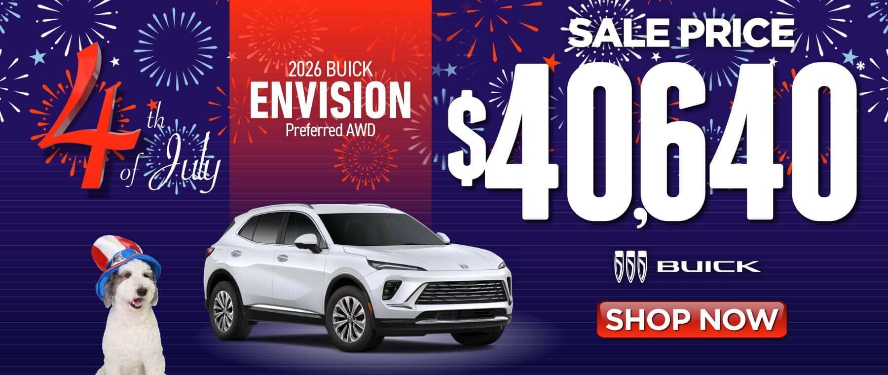 2026 Buick Envision Preferred AWD Sale price $40,640*
