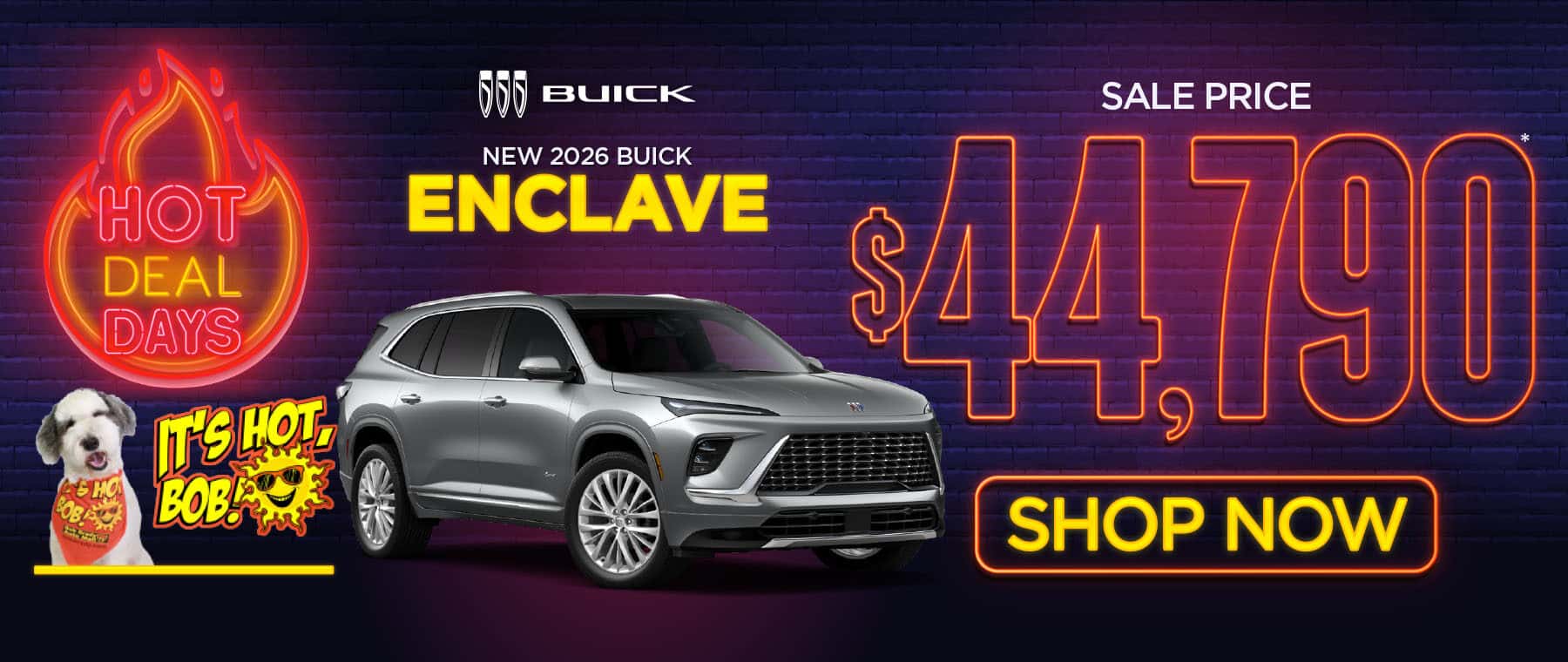 2026 Buick Enclave Sale price $44,790*