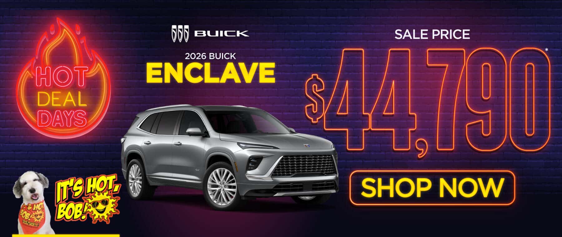 2026 Buick Enclave Sale price $44,790*