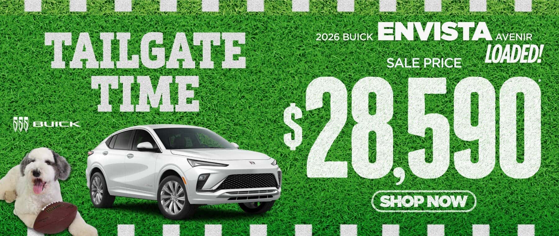 2026 Buick Envista Avenir – Loaded! Sale price $28,590*