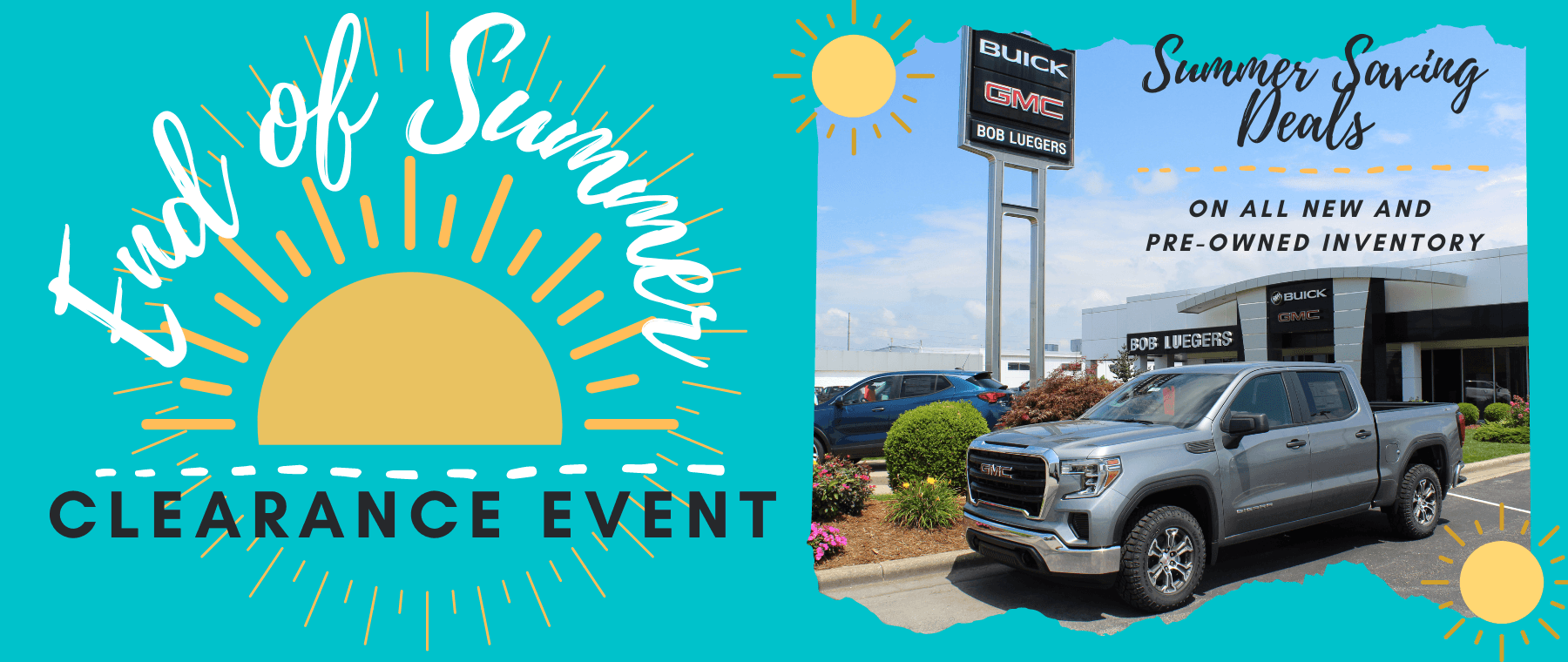 End of Summer Clearance Event August 2022 Desktop