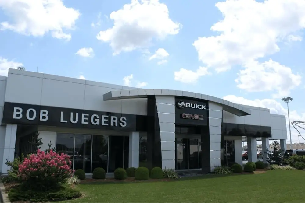 Bob Luegers Buick GMC New Car Building - small