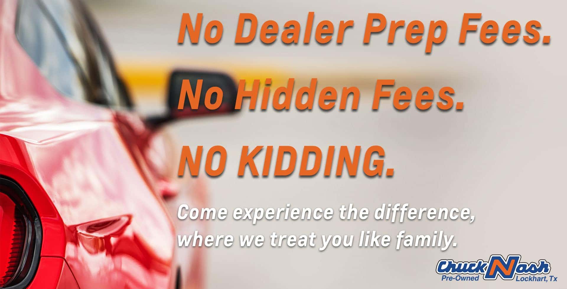 Hero – LH – No Fees No kidding