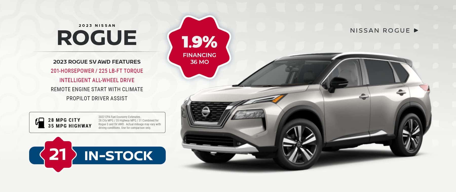 Rogue January Offer