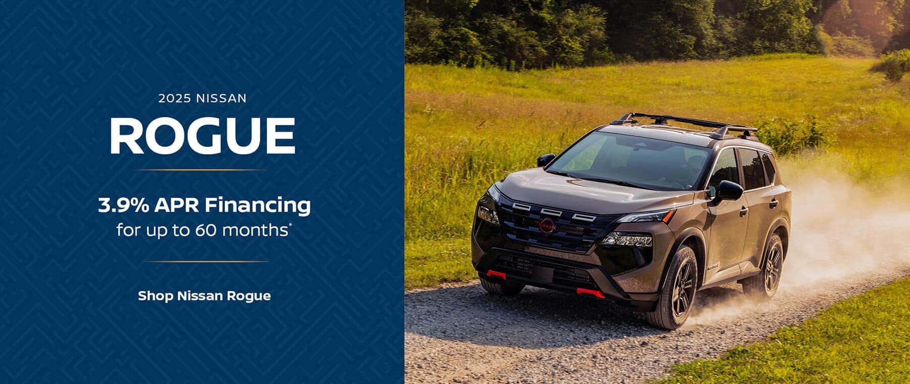 2025 Nissan Rogue 3.9% APR for 60 Months