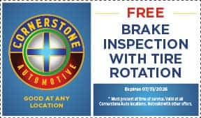 Free Brake Inspection with Tire Rotation