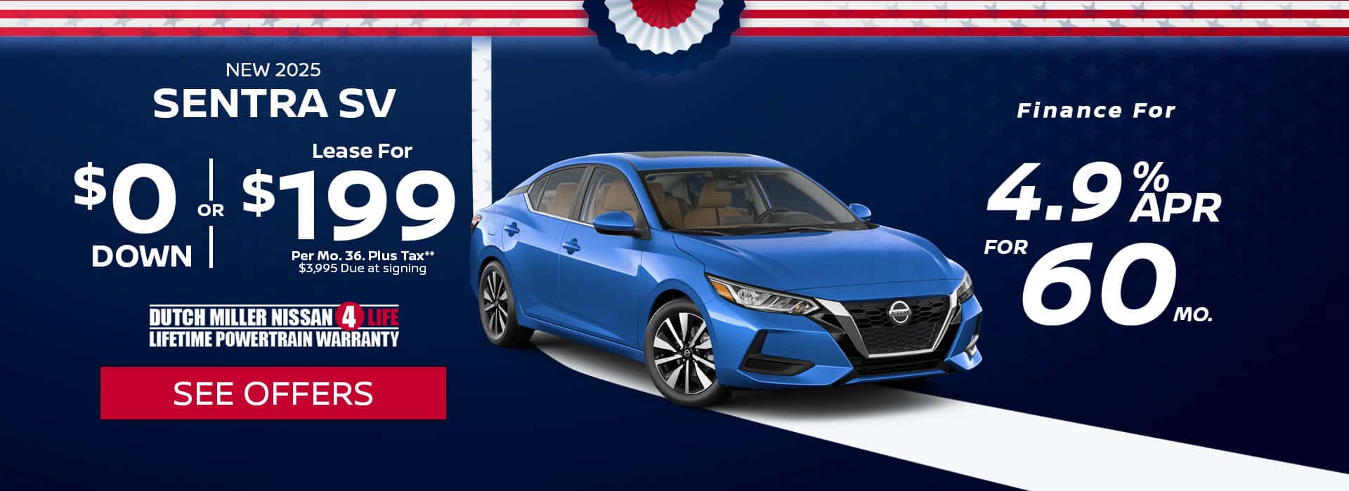 nissan sentra lease special