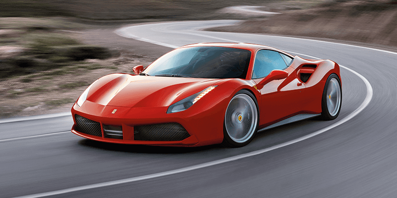 Used Ferrari 488 GTB driving