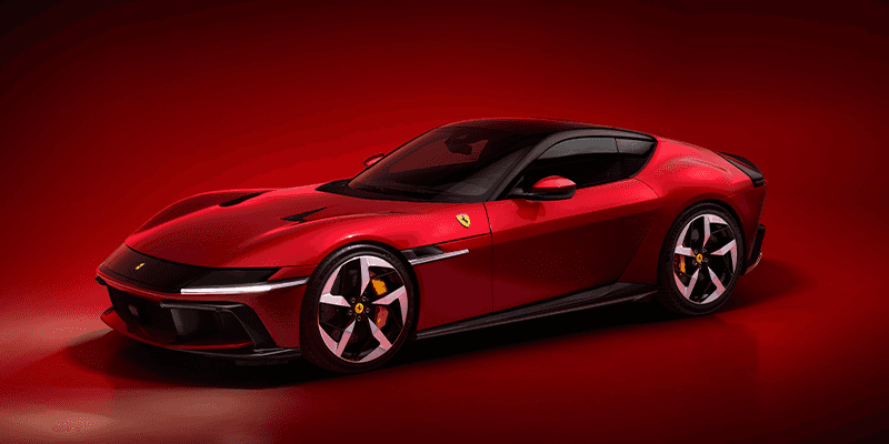 Ferrari 12cilindri red