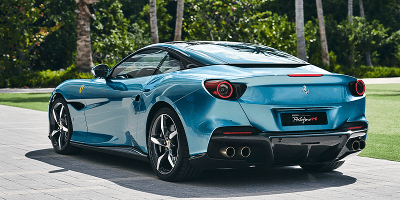 Ferrari Portofino M Top up and rear view