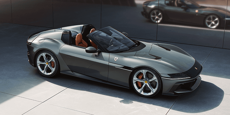 Ferrari 12cilindri spider green