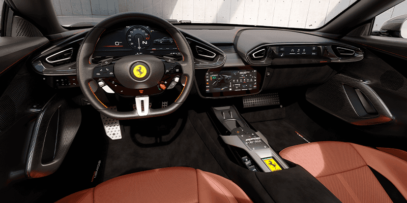 Ferrari 12cilindri spider interior