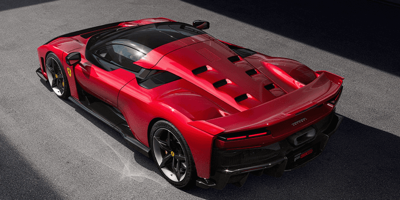 Ferrari F80 rear