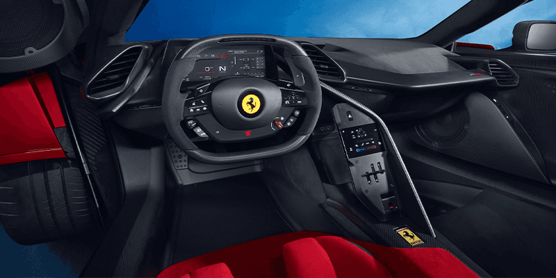 Ferrari F80 interior