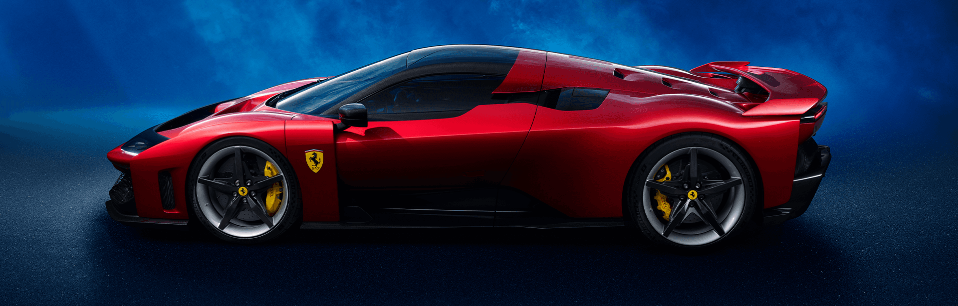 Ferrari F80 side view