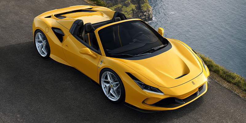 Ferrari F8 Spider yellow
