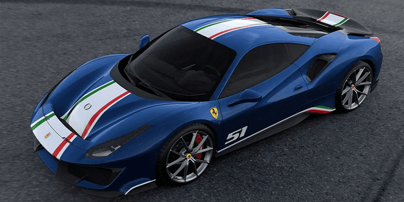 Ferrari 488 Pista Pilota