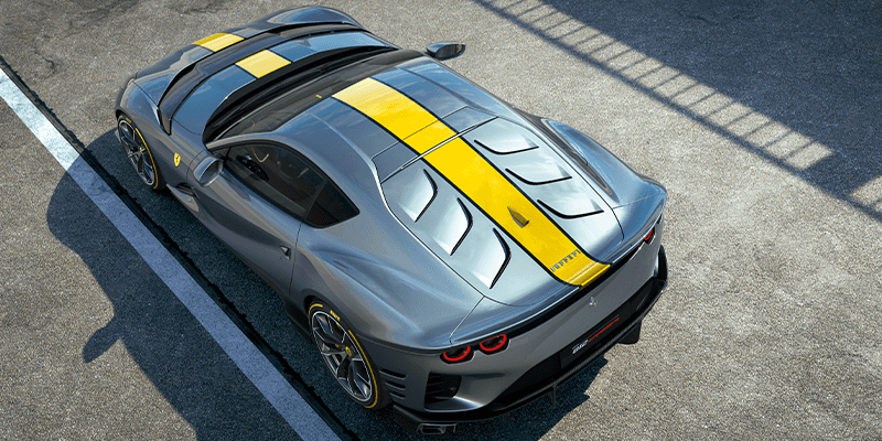 Ferrari 812 Competizione rear