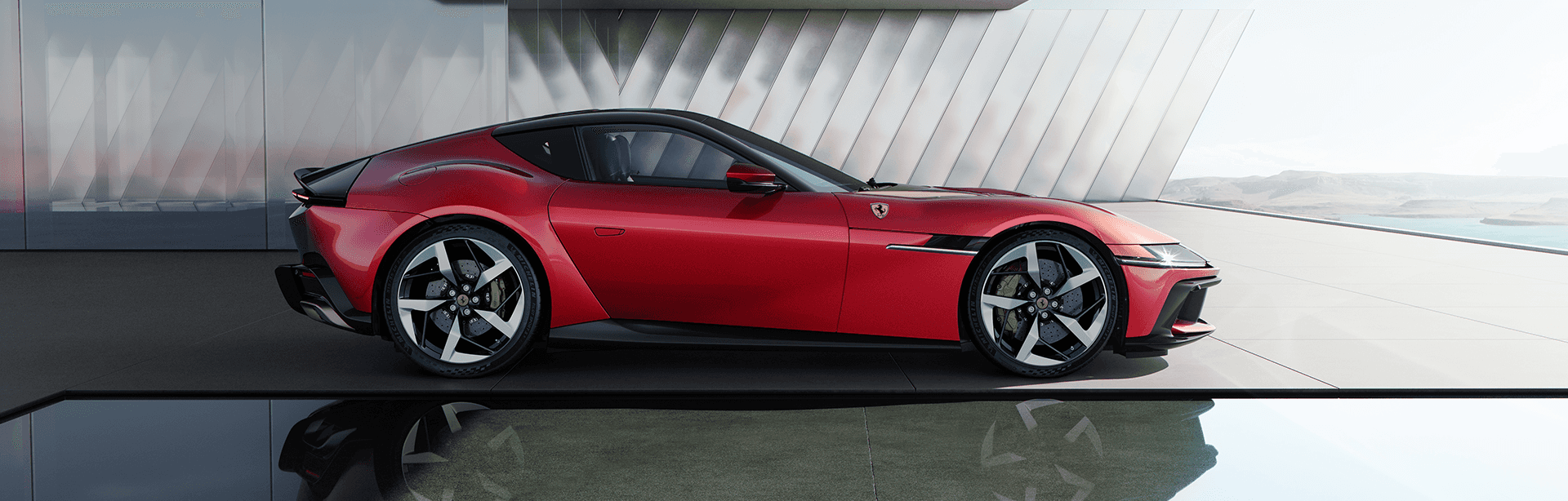ferrari 12cilindri side