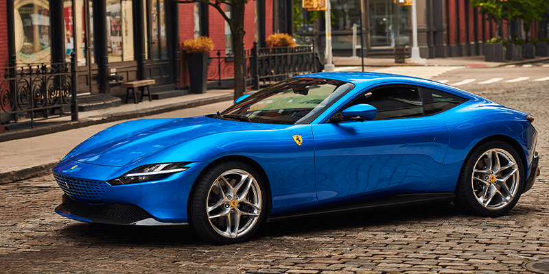 Ferrari Roma Blu Corsa