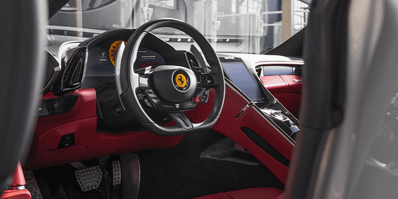 Ferrari Roma steering wheel