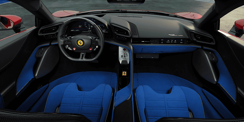 Ferrari 849 Testarossa interior