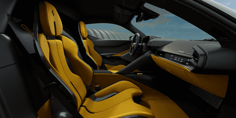 Ferrari 849 Testarossa interior