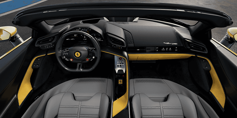 Ferrari 849 Testarossa Spider interior