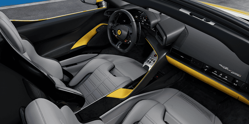 Ferrari 849 Testarossa Spider interior