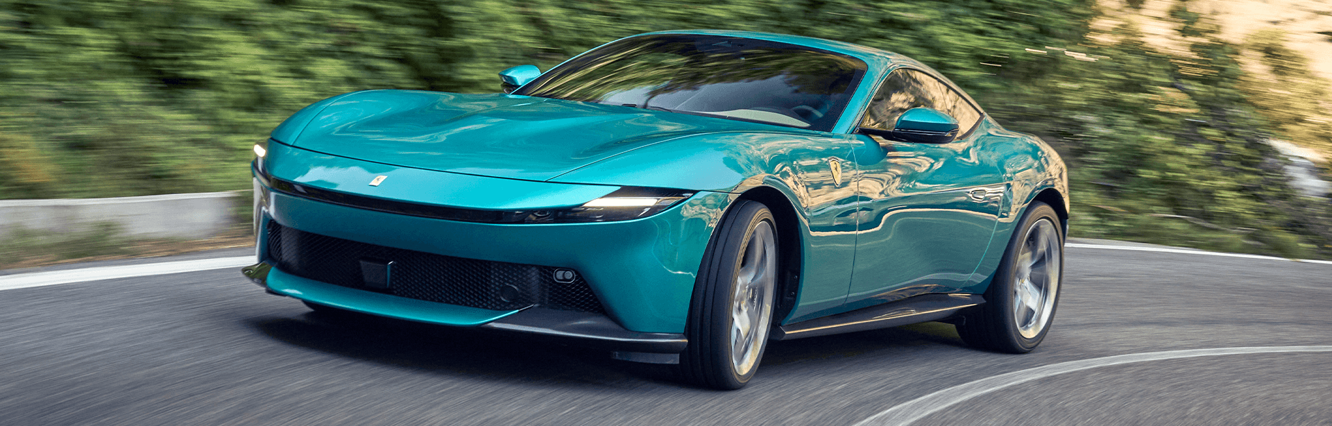 Ferrari Amalfi driving