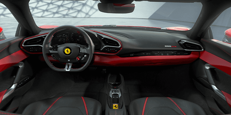 Ferrari 296 GTB dashboard