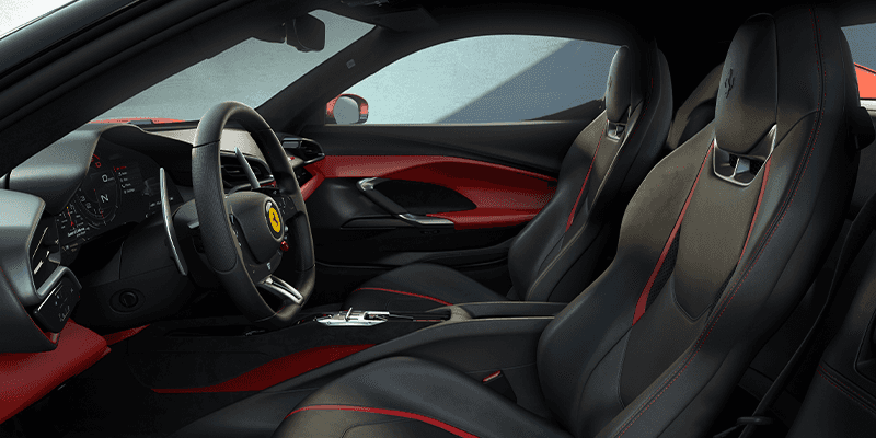 Ferrari 296 GTB interior