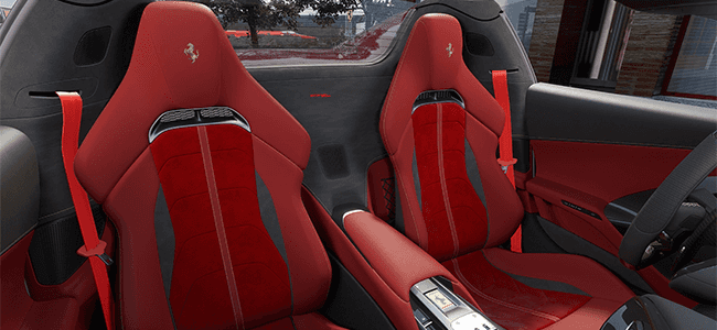 Ferrari 12Cilindri Spider seats