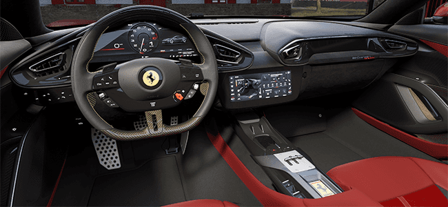 Ferrari 12Cilindri Spider interior