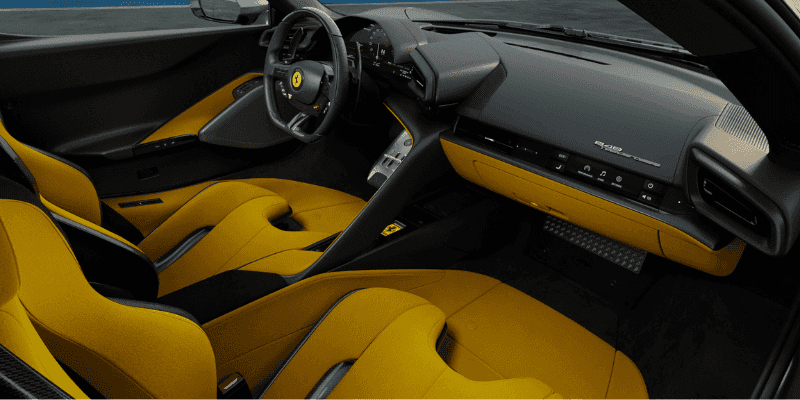 Ferrari 849 Testarossa dashboard