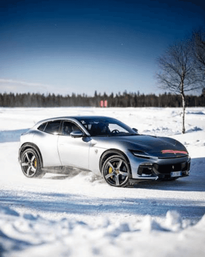 Ferrari Corso Pilota on Ice