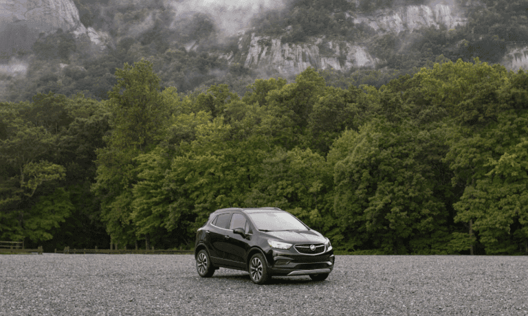 Buick Encore Parked Trees